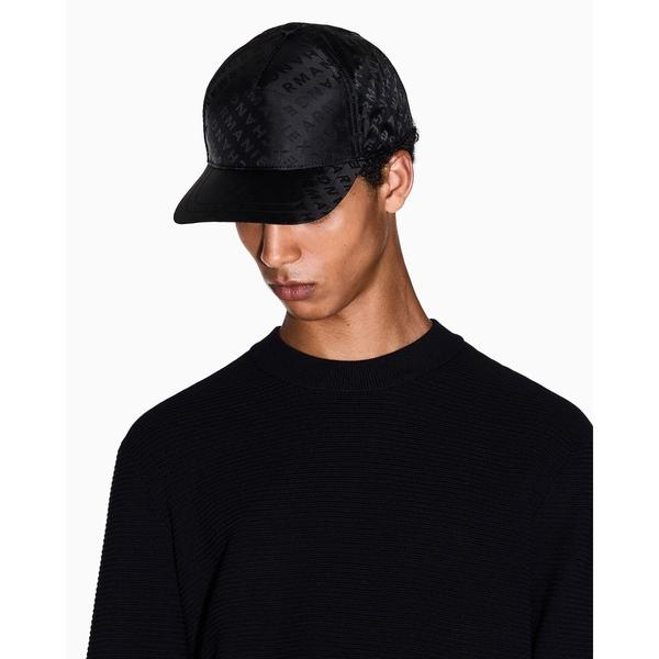 キャップ 帽子 「A|X アルマーニ エクスチェンジ」オールオーバージャカードロゴ キャップ メンズ