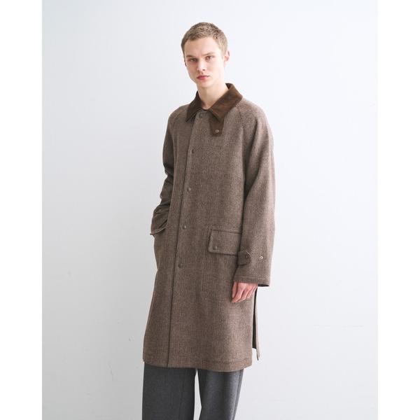 ステンカラーコート コート BARGATE メンズ