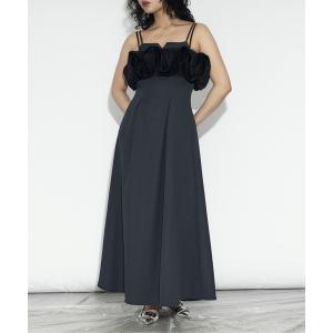 Her lip to チェック柄7分袖ワンピース X-SMALL ブラック レディース