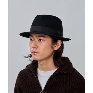 帽子 ハット OVERRIDE  FELT FEDORA / オーバーライド メンズ