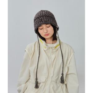 帽子 ハット OVERRIDE  KNIT BALLOON CLOCHE HAT SGP / オーバーライド レディース