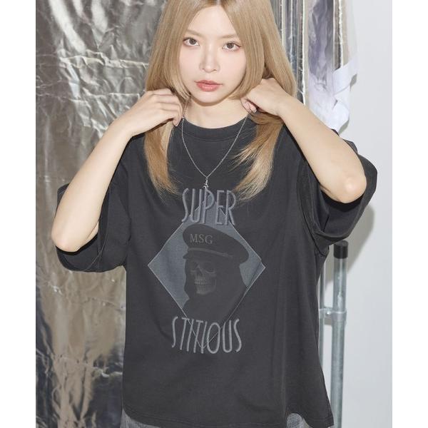 tシャツ ルーズシルエットマルチプリントグラフィックTシャツ「UNISEX」 メンズ レディース