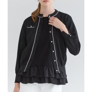 カーディガン 「SONO/ソーノ」エアフローコットン ユーティリティカーディガン レディース