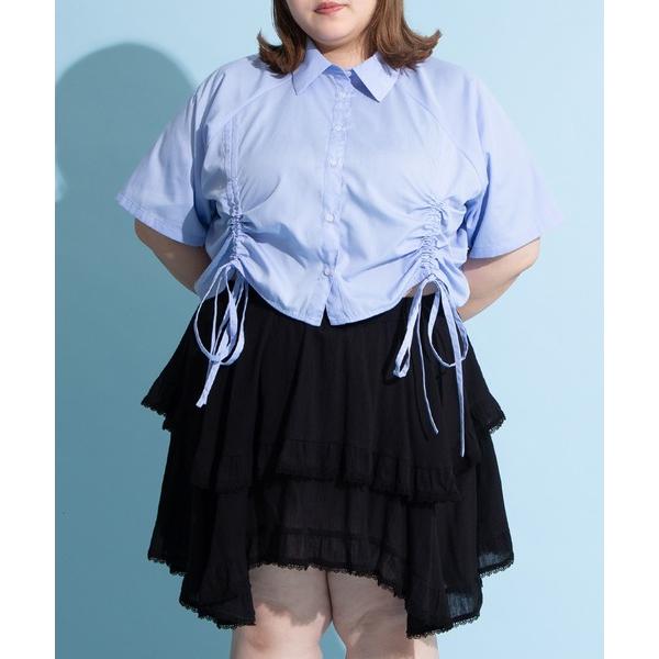 スカート アシンメトリーミニスカート