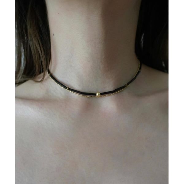 ネックレス bamboo ＆ chain necklace／3way  レイヤード　ネックレス レデ...