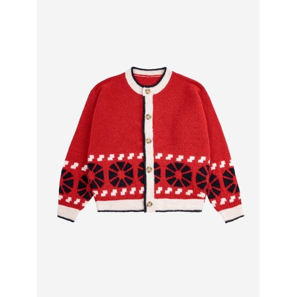 カーディガン Kaleidoscope jacquard cardigan キッズ 子供服 男の子 ...