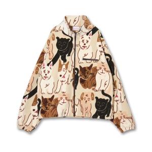 コート アウター CAT”＆”DOG” norahi フリースジャケット レディース メンズ