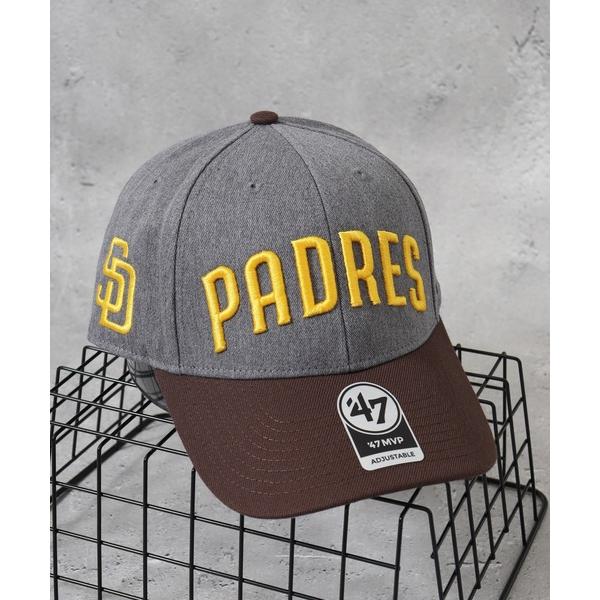 キャップ 帽子 MLB公認 ’47BRAND MVP BBCAP LA NY チームロゴ刺繍 ツート...