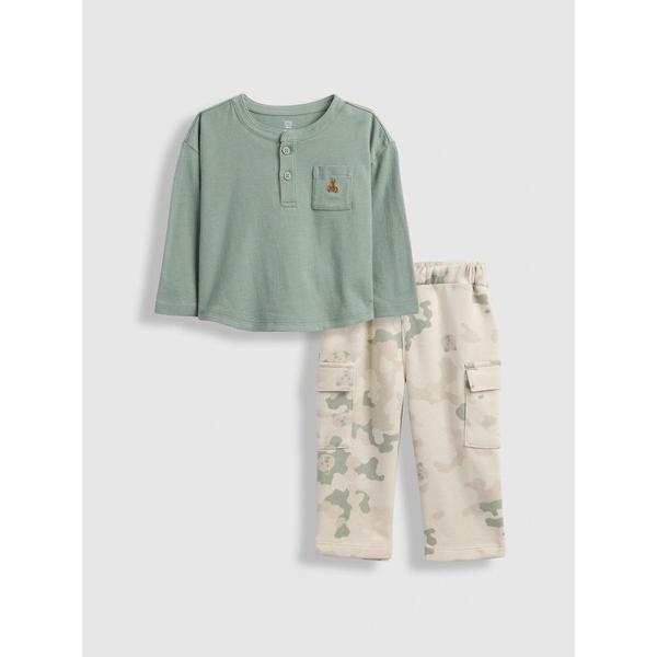 セットアップ ポケット ヘンリーネック コーデセット (ベビー) キッズ 子供服 男の子