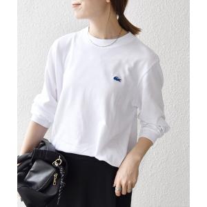 ラコステ tシャツ 「SHIPS any別注」LACOSTE:「洗濯機可能」ピケ クルーネック ロンT 26AW レディース