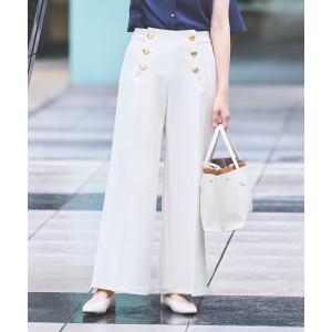 パンツ ストレッチダブルクロスマリンパンツ レディース