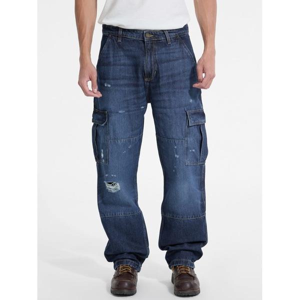 ジーンズ GUESS JEANS G17 Cargo デニムパンツ カーゴジーンズ メンズ