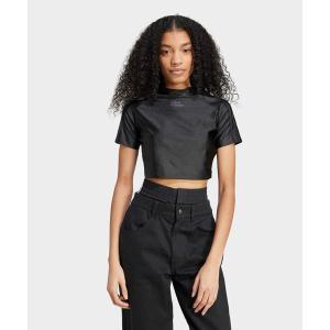 adidas（アディダス） tシャツ リボン カットアウト クロップトップス
