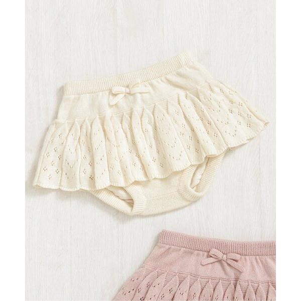 ベビー スカート付きニットブルマ