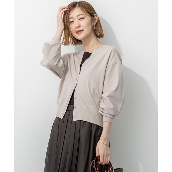 カーディガン 「洗える/吊り干しOK」ヴィスコースストレッチ Vネック ニットカーディガン レディー...