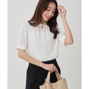 ブラウス シャツ 「手洗い可／日本製」パフスリーブブラウス レディース