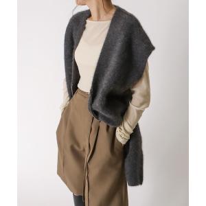 ベスト ジレ yak fox zip gilet(ヤクフォックスジップジレ) レディース