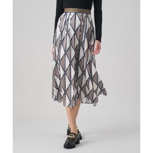 MSGM（エムエスジーエム） ロング スカート 「TheMwave」グラフィック