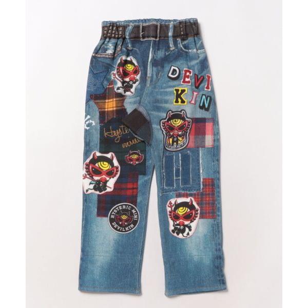 パンツ DEVILKIN ボンバー裏毛 Like a denim Viscotex 10分丈パンツ ...