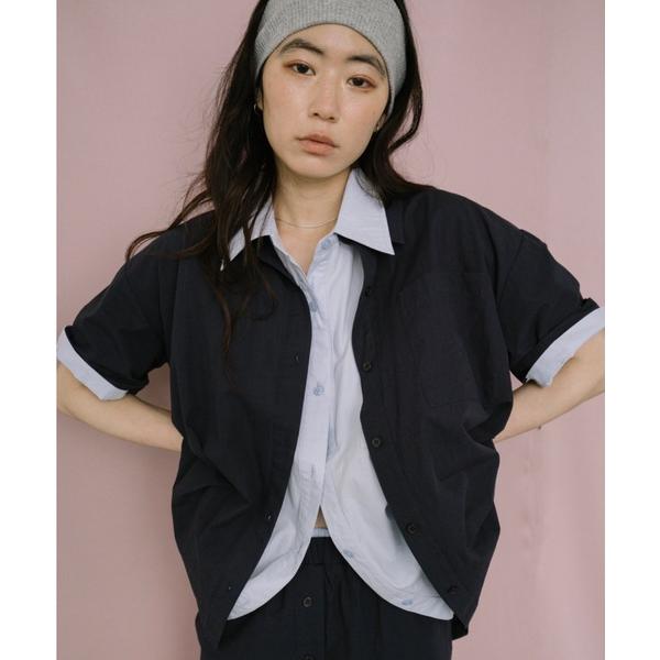 ブラウス シャツ ミニマルオーバーサイズシャツ レディース