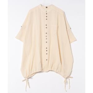 シャツ 「チャイハネ」サラナ変形メンズバンドカラーシャツ メンズ レディース