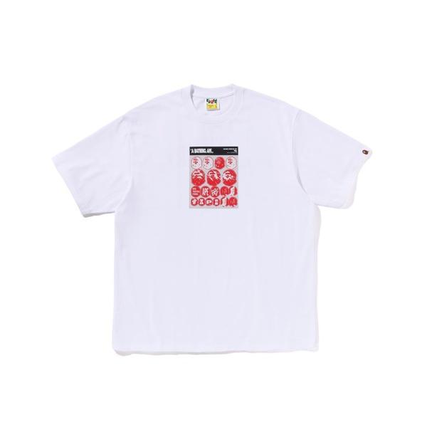 tシャツ BAPE STICKER GRAPHIC RELAXED FIT TEE メンズ レディー...
