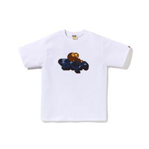 A BATHING APE◇Big Ape Head Tee/Tシャツ/XXL/コットン/BLK