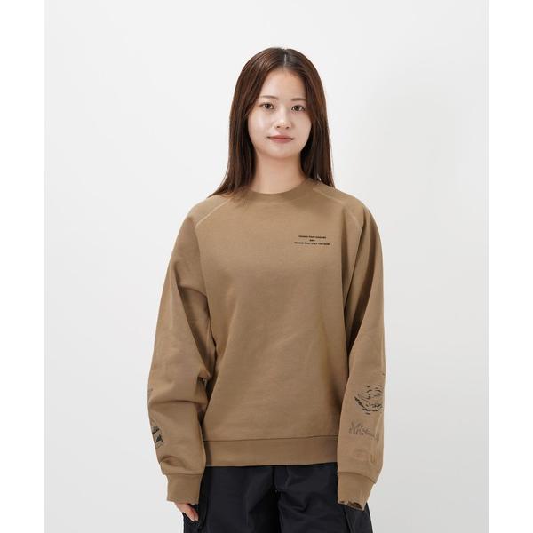 トレーナー スウェット “CAT”＆“DOG” Tsuguya Ishii 裏起毛ラグランクルースウ...