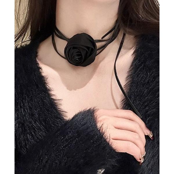 ヘアゴム フラワーチョーカー＆シュシュ