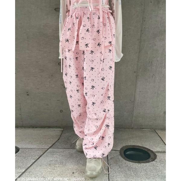 パンツ 「HELLO KITTY」RIBBON＆DOT WRAP パンツ レディース メンズ