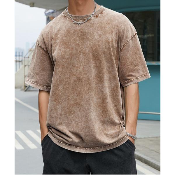 tシャツ ”シンプルでフレッシュに” 無地ヴィンテージ加工Tシャツ メンズ レディース