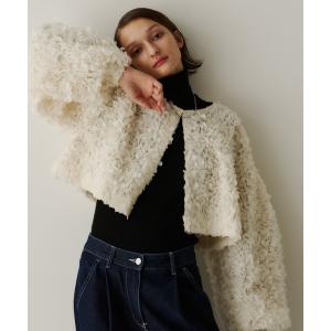 コート アウター フラワーオーガンジャケット レディース