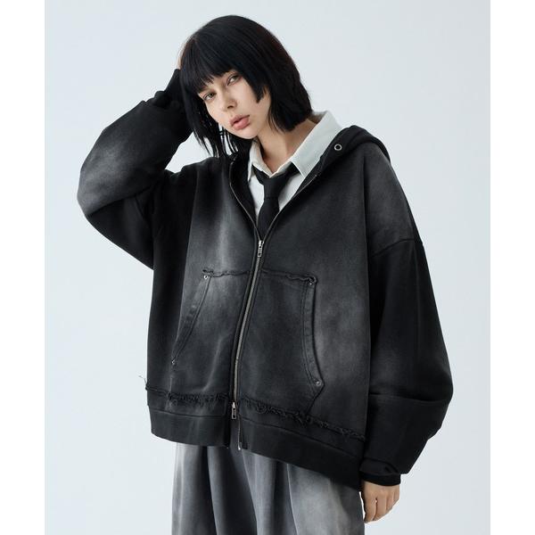 パーカー 「VELNUS」Vintage Make Heavyweight Double Zip H...