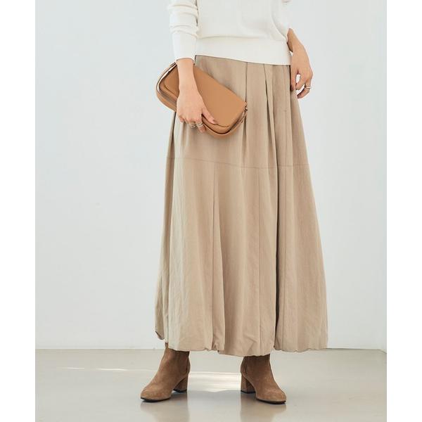スカート 「UV/撥水」エブ楽 バルーンイージーロングスカート「CROSS FUNCTION/クロス...