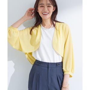 カーディガン 「軽く羽織れる」ボレロカーディガン...の商品画像