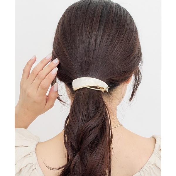 ヘアクリップ アセチメタルバレッタ