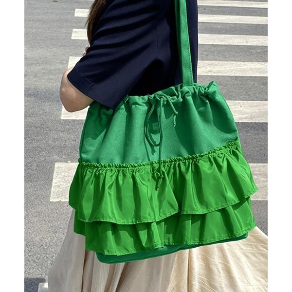 ショルダーバッグ バッグ フリルデザインショルダーバッグ レディース