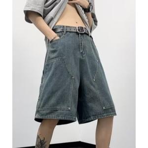 MGV（エムジーヴィー） ワイドパンツ ハーフパンツ ジーンズ 短パン