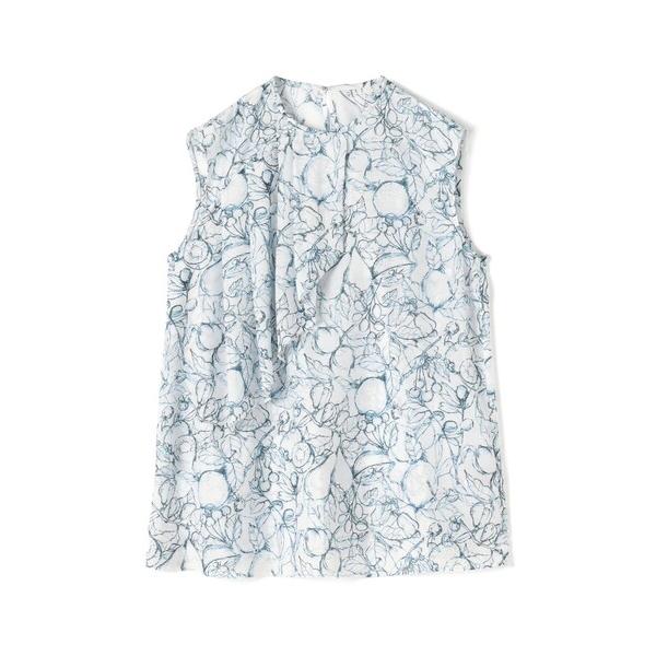 ブラウス シャツ レモンスケッチ タックフレアブラウス レディース