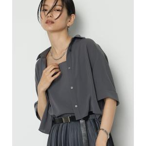 ブラウス シャツ サラトリツイル シャツ＋キャミソール レディース