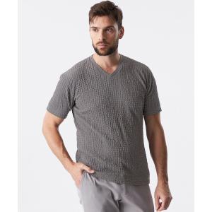 tシャツ ワッシャーストレッチカットソー メンズ