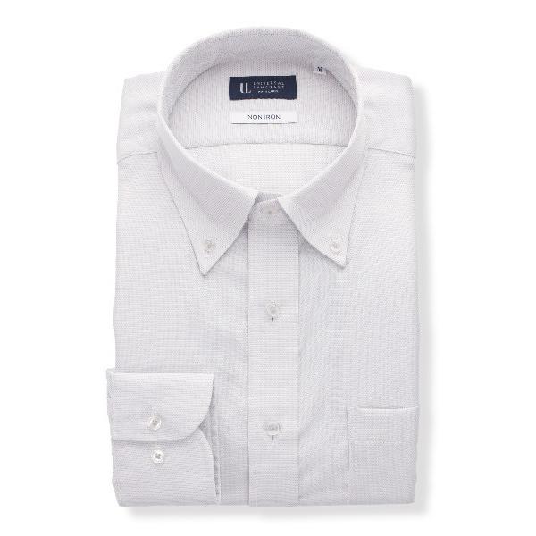 フォーマル シャツ WEB限定 長袖ワイシャツ ボタンダウンカラー COOL MAX ノンアイロン ...