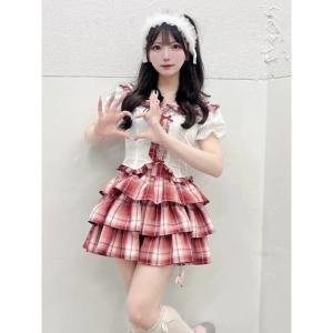 パンツ エンジェルチャームティアードスカパン レディース