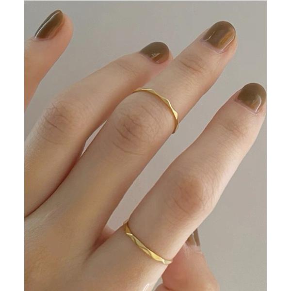 指輪 リング 多面カットリング レディース