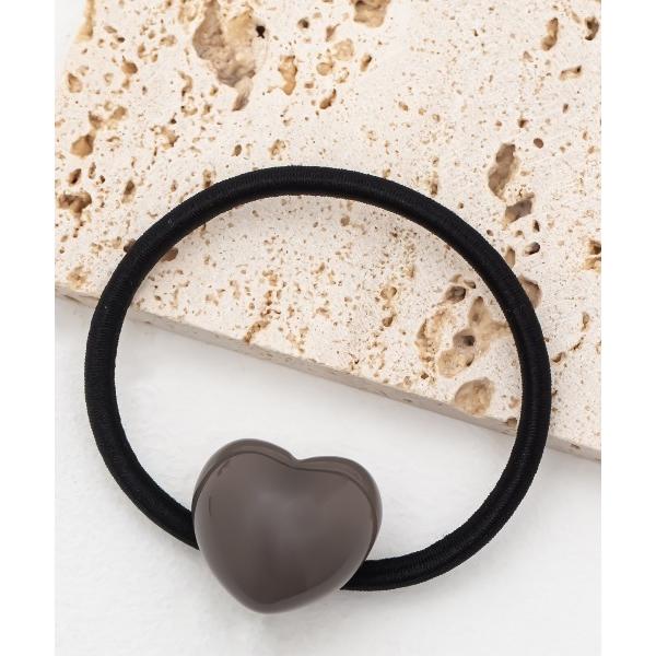 ヘアゴム ハート モチーフ マーブル ヘアゴム