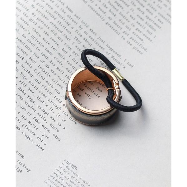 ヘアゴム 「サークルクリップ付き　ヘアゴム