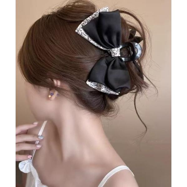 ヘアクリップ ダブルリボンデザイン ヘアクリップ