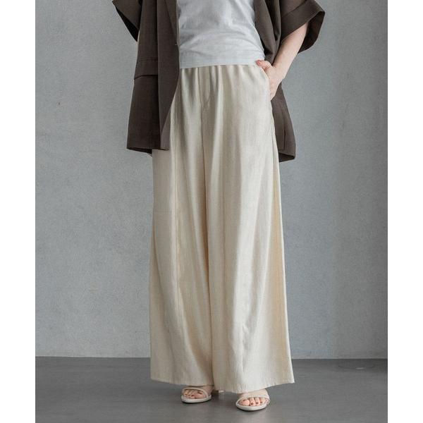 パンツ 「高身長向けサイズ展開あり」サテンバルーンイージーパンツ レディース