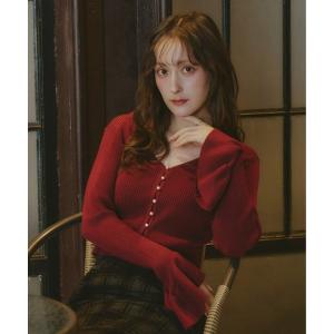 カーディガン パールショート丈カーディガン レディース