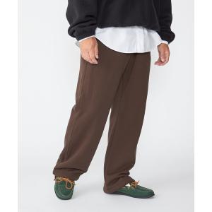 スウェットパンツ ジャージ SHIPS: コットン ウール ワイド スウェット パンツ メンズ